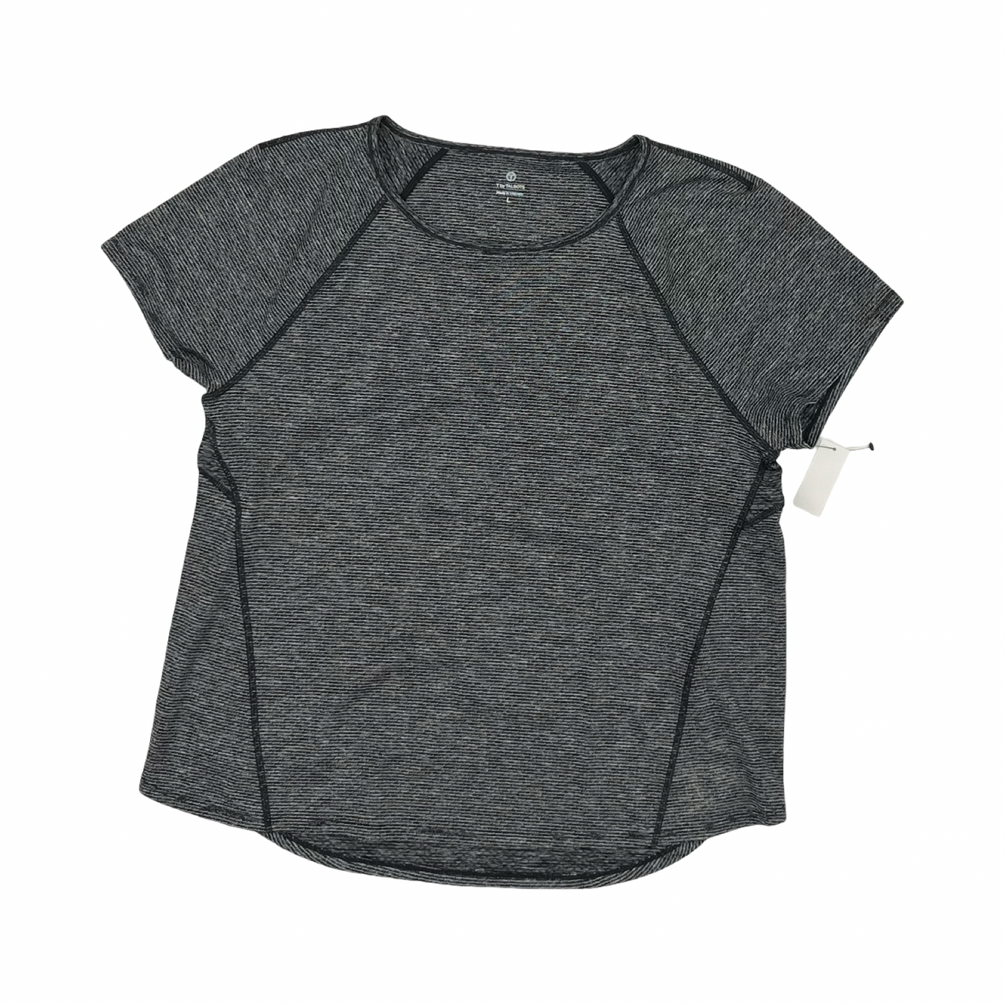 Athletic Top Ss By Talbots In Grey, Size:L