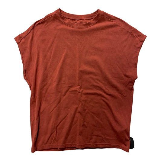 Top Ss By Anthropologie In Orange, Size:Xs