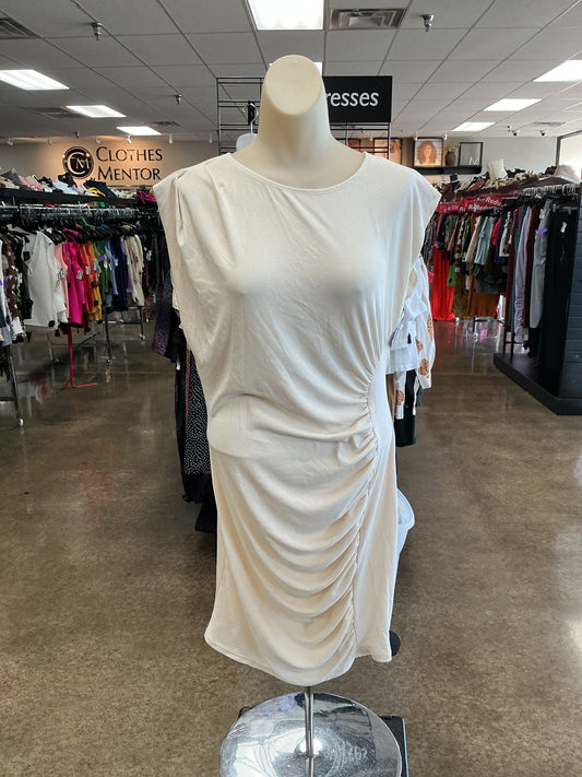 Dress Casual Short By Clothes Mentor In Cream, Size:L