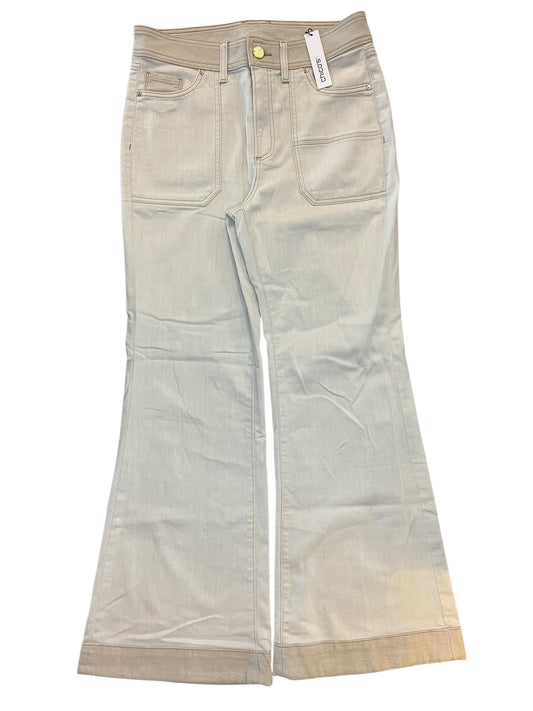 Jeans Flared By Chicos In Tan, Size:10