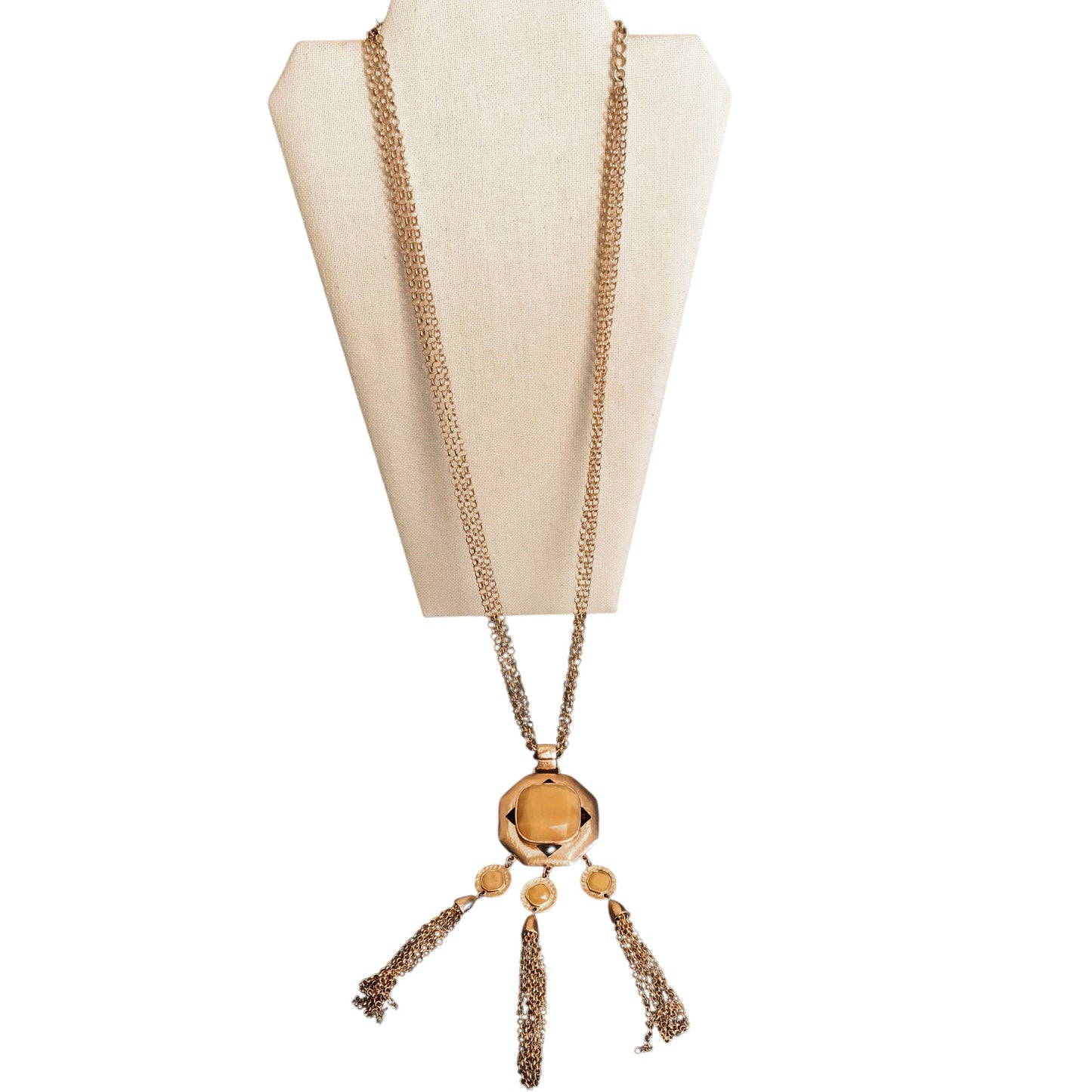 Necklace Statement By Chicos In Gold