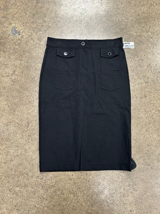 Skirt Designer By Karl Lagerfeld In Black, Size:4