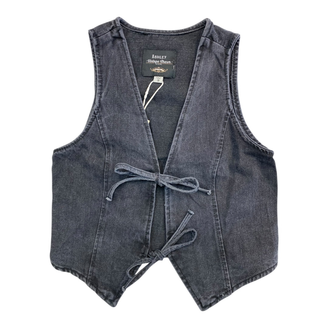 Vest Other By Cmc In Black Denim, Size:S