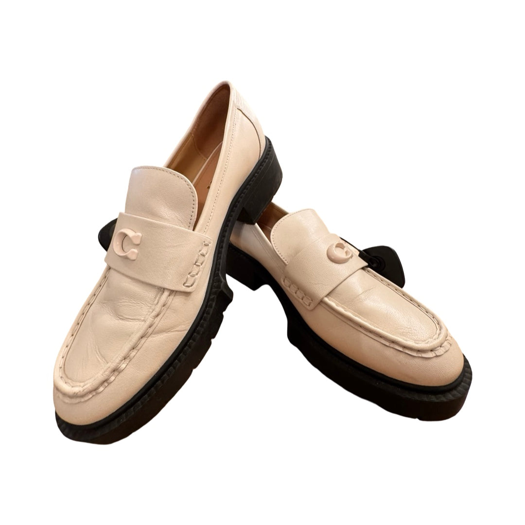 Shoes Designer By Coach In Cream, Size:10