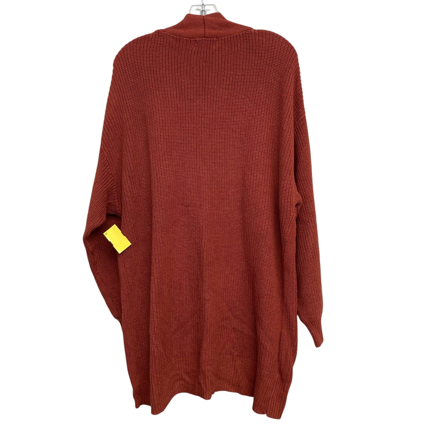 Sweater Cardigan By Universal Thread In Orange, Size:L
