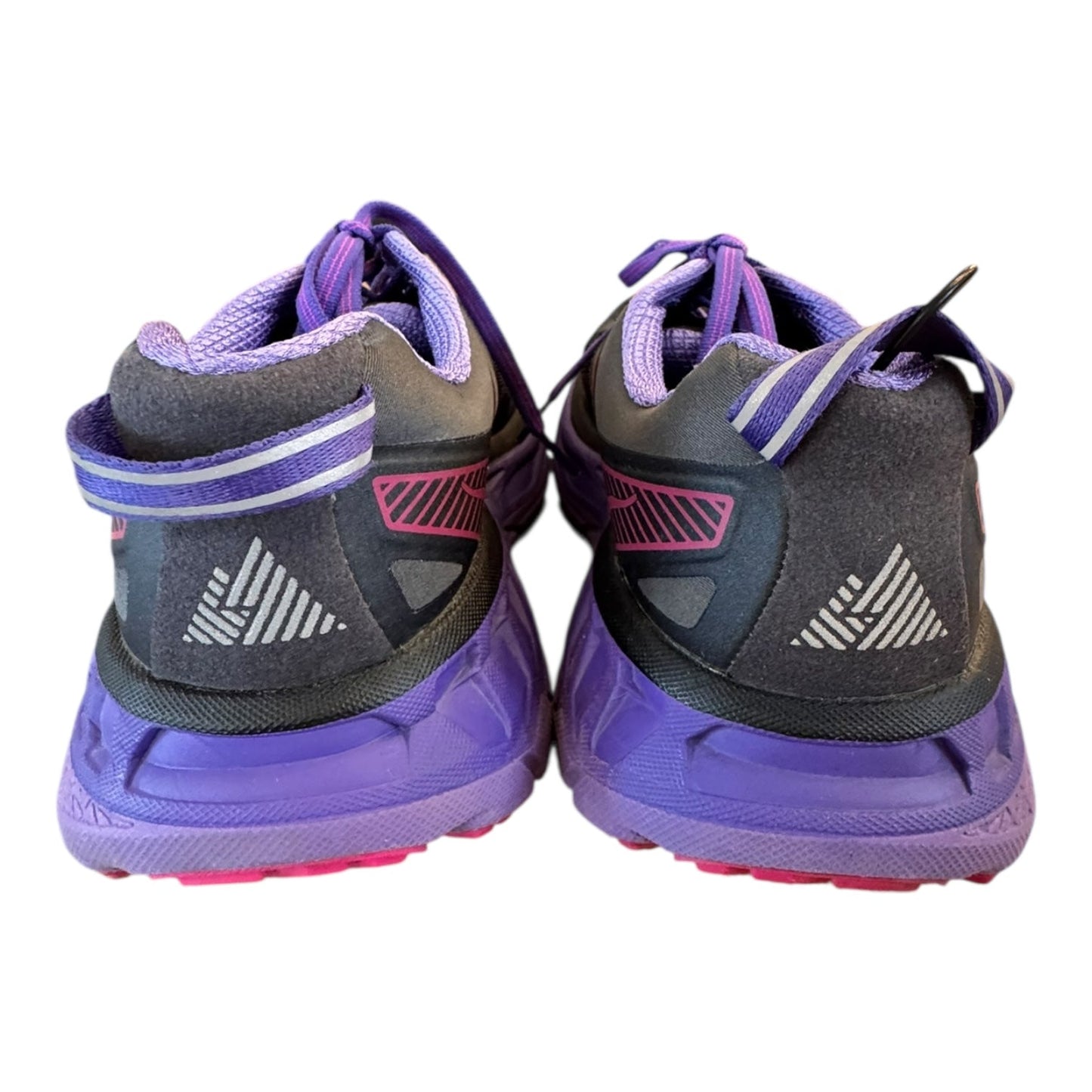 Shoes Athletic By Hoka In Grey & Purple, Size:7.5