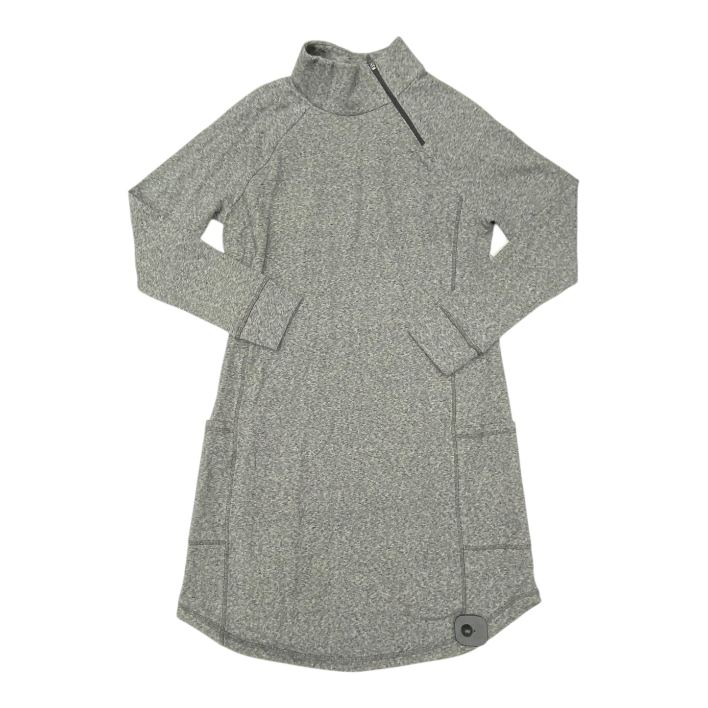 Dress Casual Midi By Talbots In Grey, Size:S