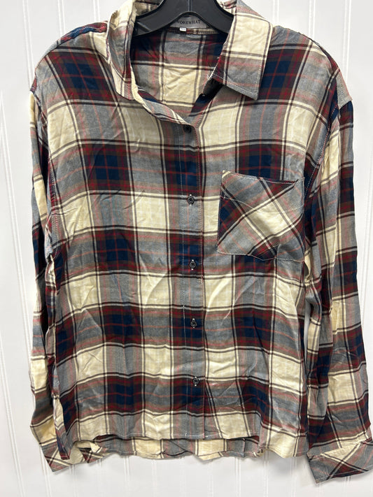Top Ls By Cmc In Plaid Pattern, Size:Xs
