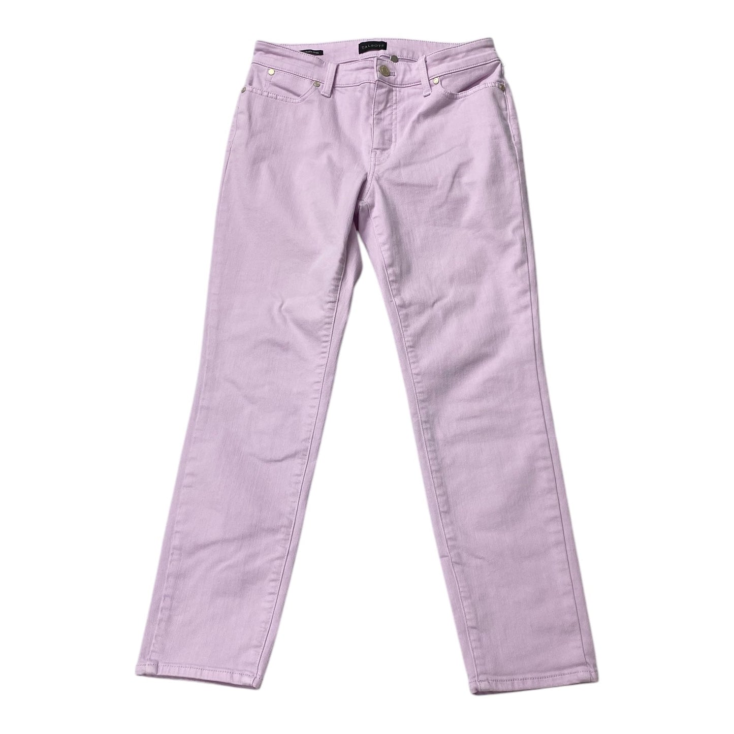 Jeans Skinny By Talbots In Purple, Size:6P