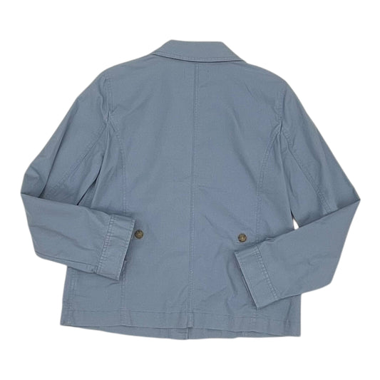 Jacket Shirt By Talbots In Blue, Size:S