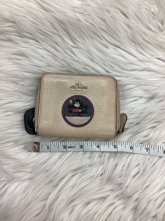 Wallet Designer By Coach In Cream, Size:Small