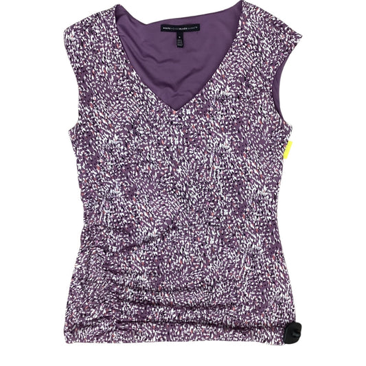 Top Sleeveless By White House Black Market In Purple, Size:S
