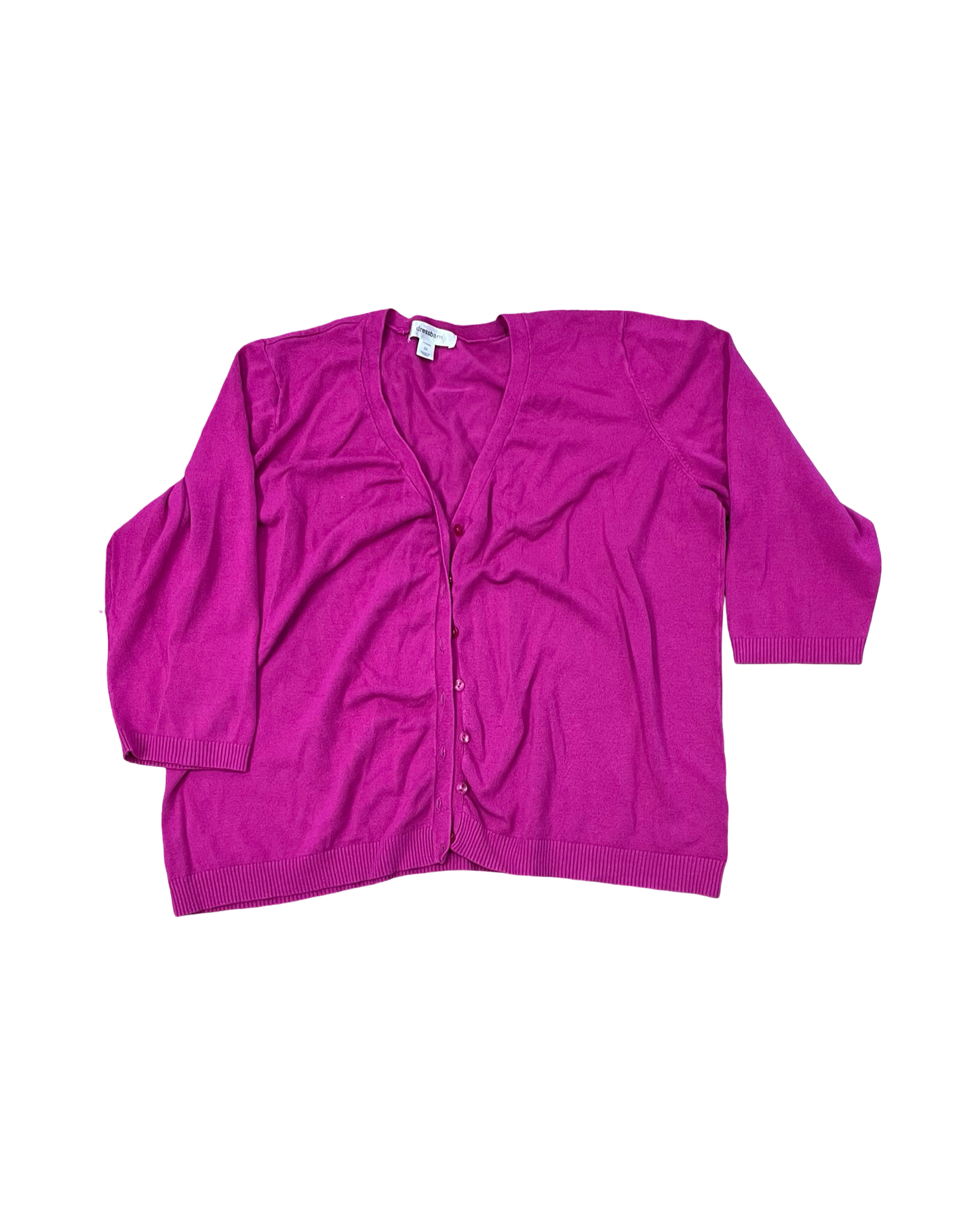 Cardigan By Dressbarn In Pink, Size:2X