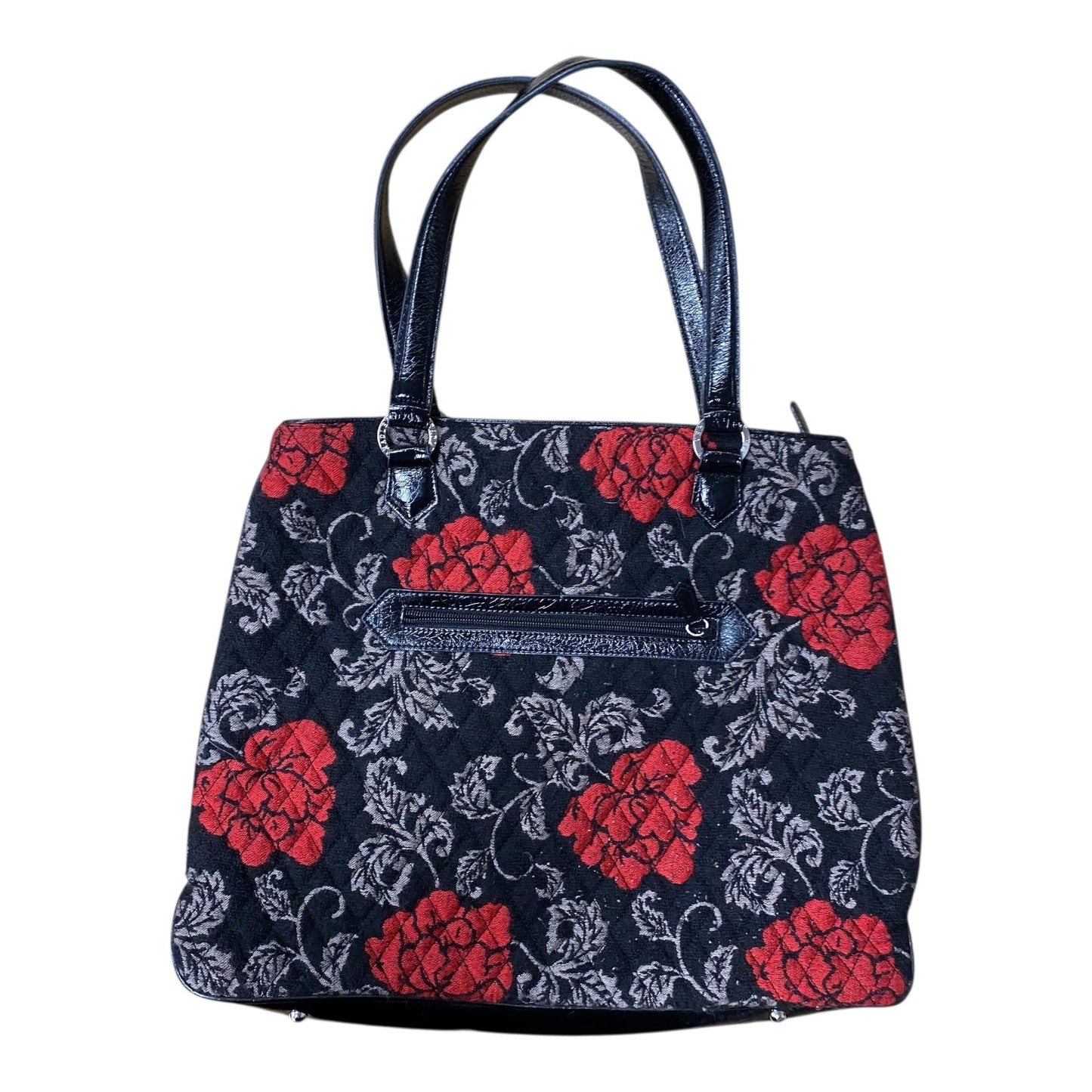 Tote By Vera Bradley In Black & Red, Size:Medium