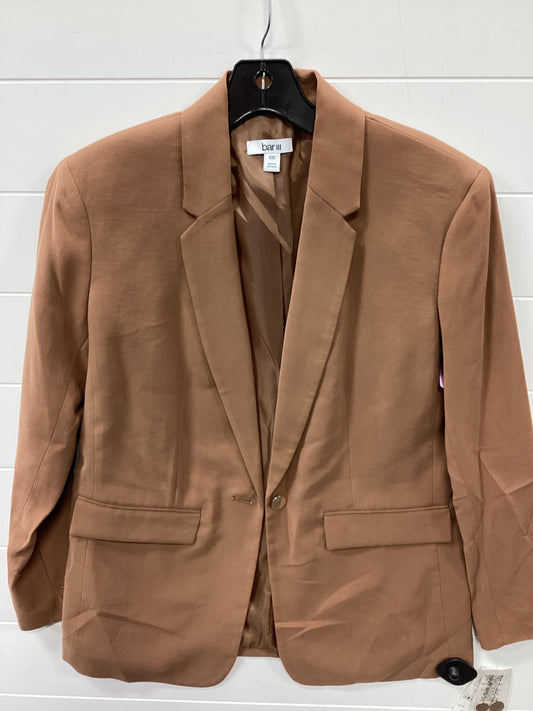 Blazer By Bar Iii In Brown, Size:Xxs