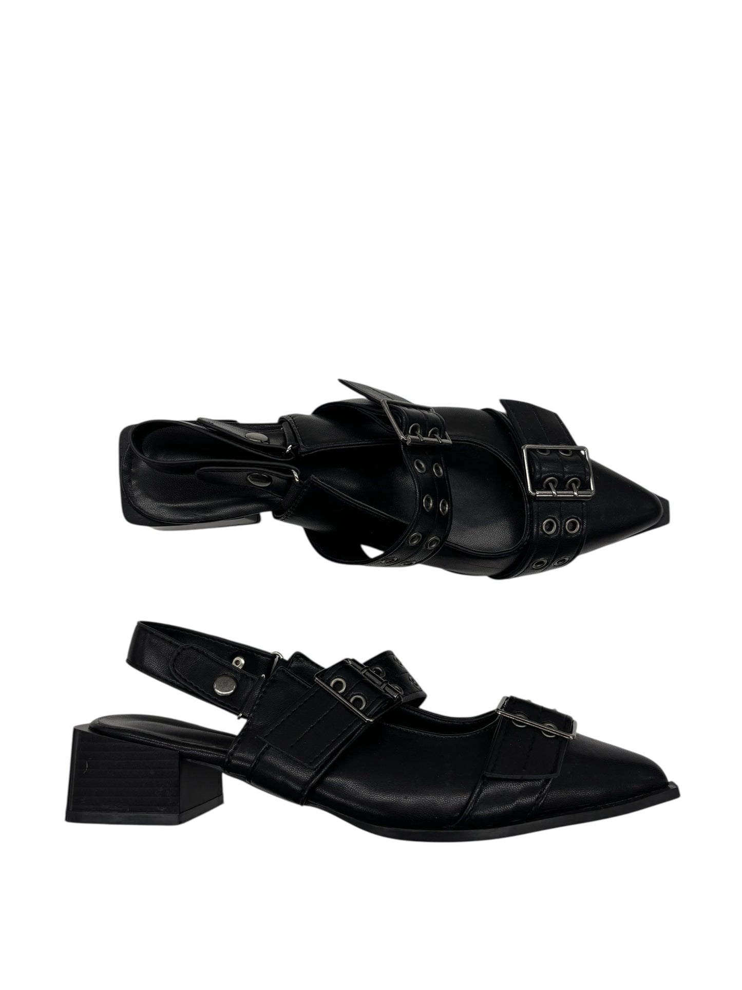 Shoes Heels Block By Cmf In Black, Size:10.5