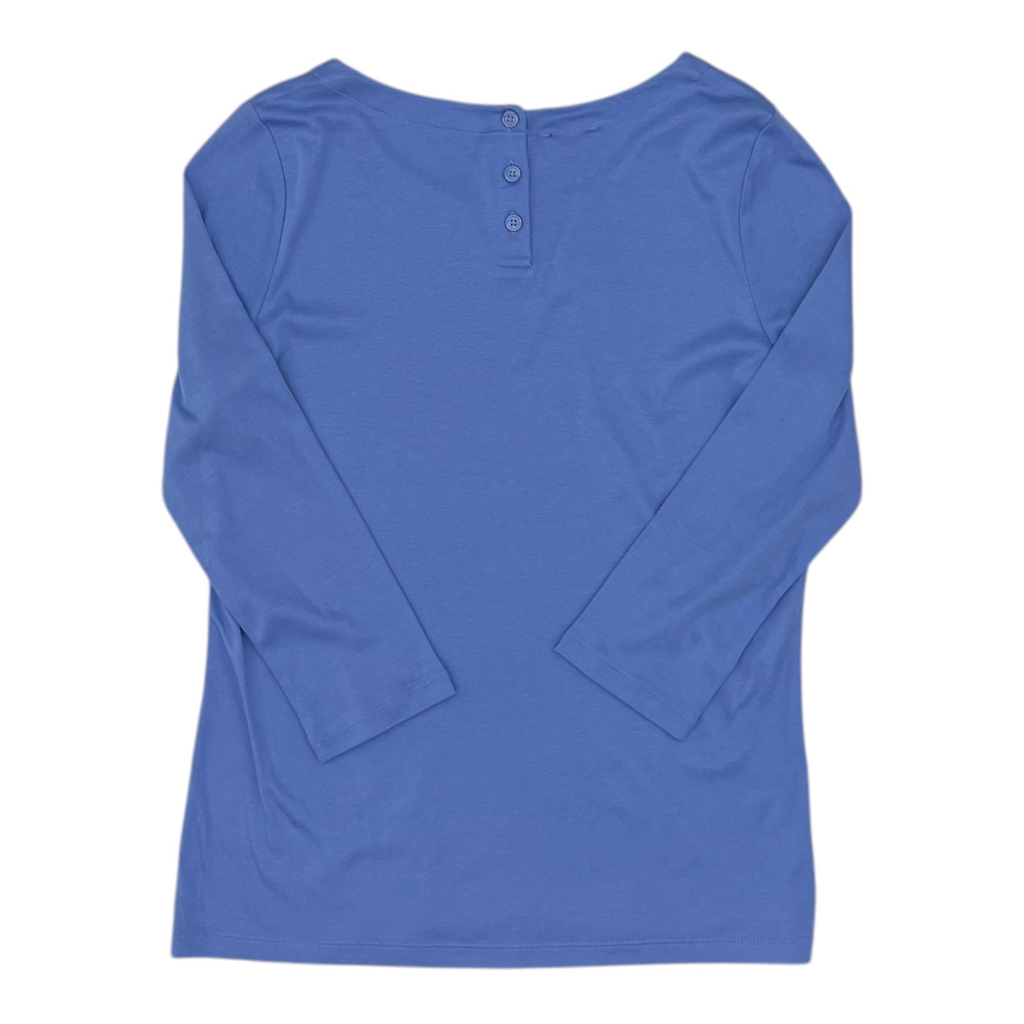 Top 3/4 Sleeve By Talbots In Blue, Size:S