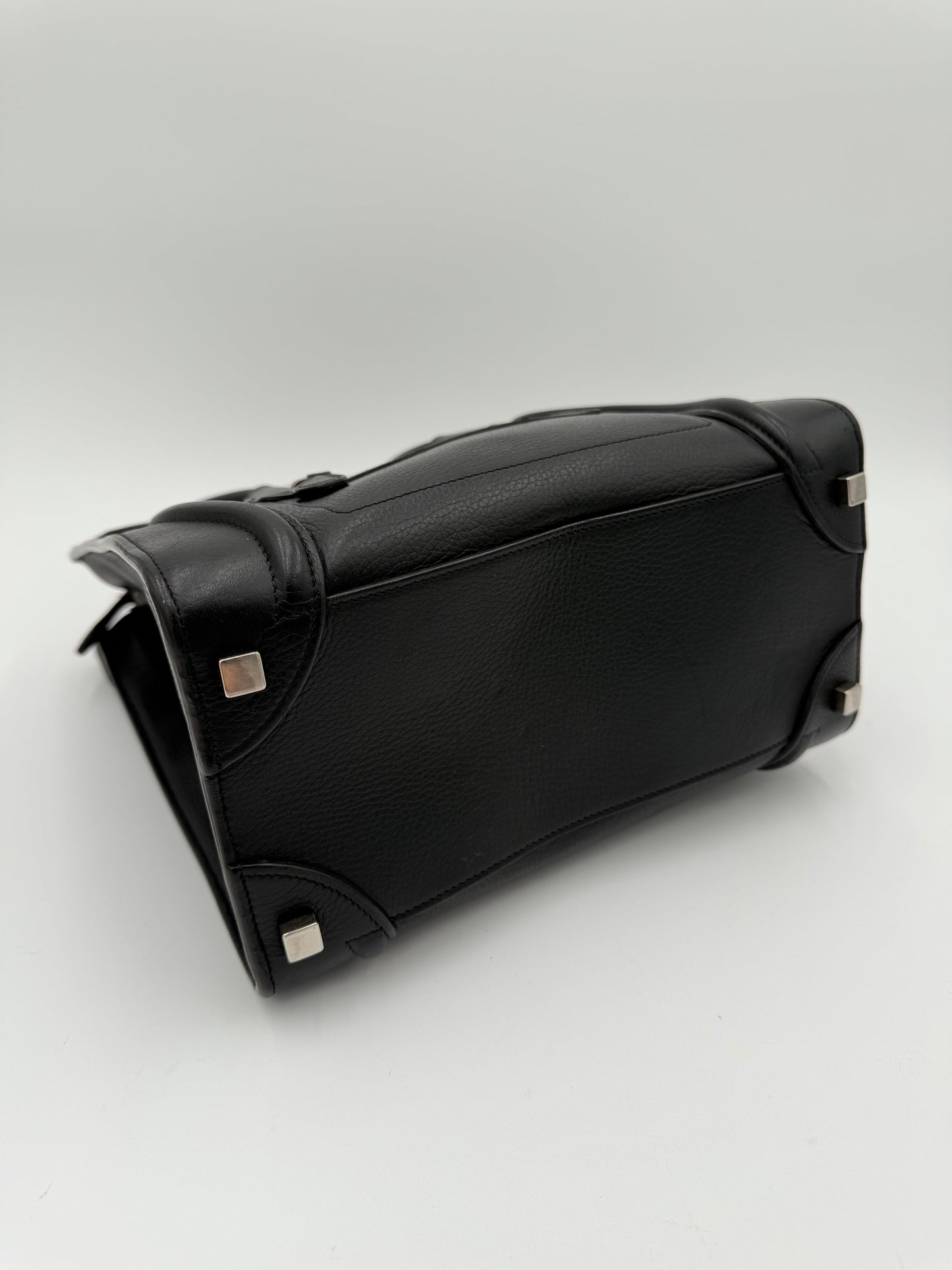 Handbag Luxury Designer By Celine In Black, Size:Medium