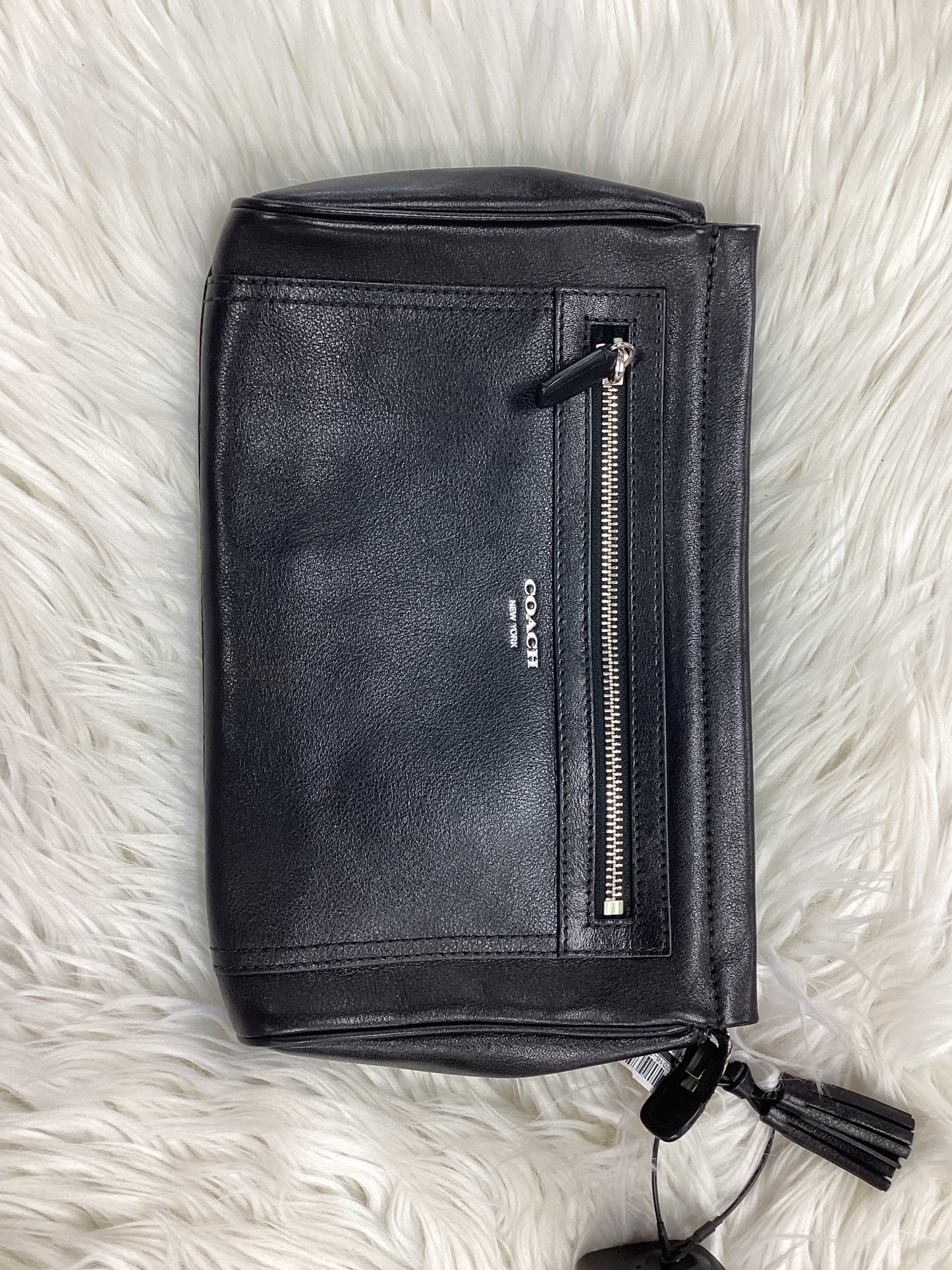 Clutch Designer By Coach In Black, Size:Large