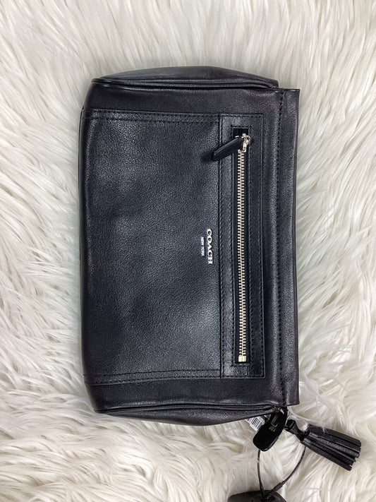 Clutch Designer By Coach In Black, Size:Large
