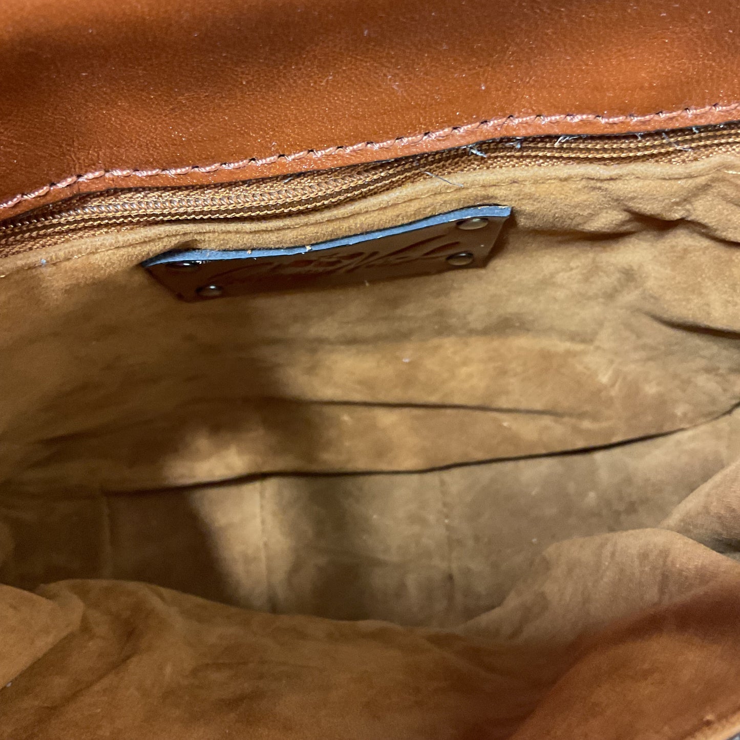 Handbag Designer By Patricia Nash In Brown, Size:Medium