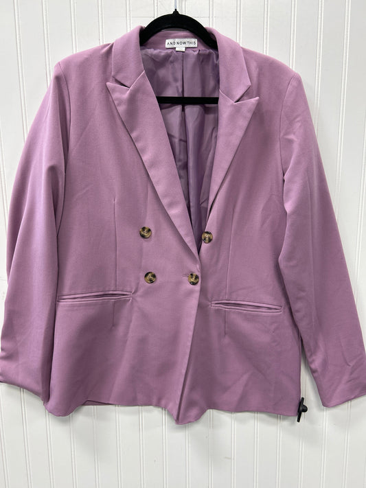 Blazer By And Now This In Purple, Size:M