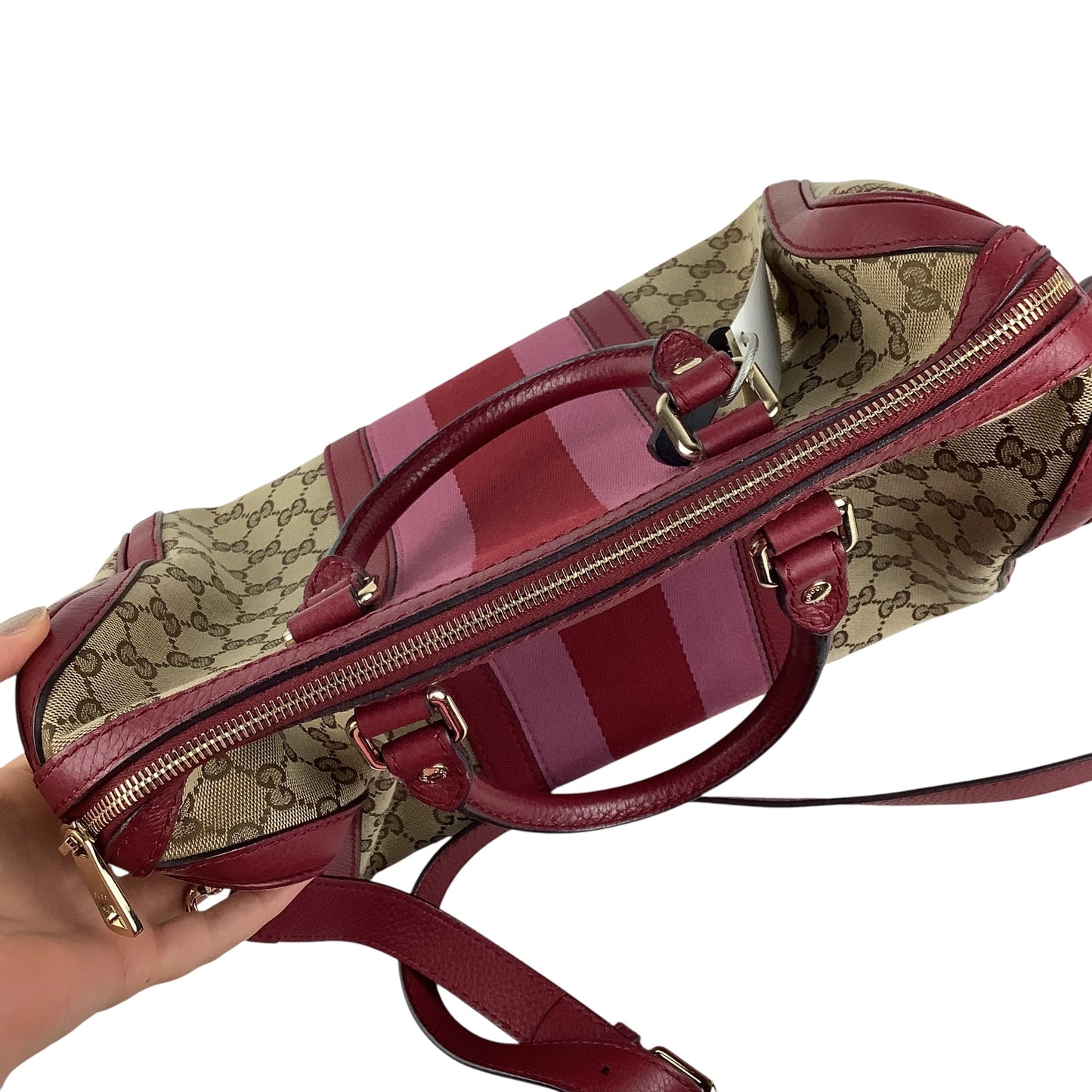 Handbag Luxury Designer By Gucci, Size: Medium