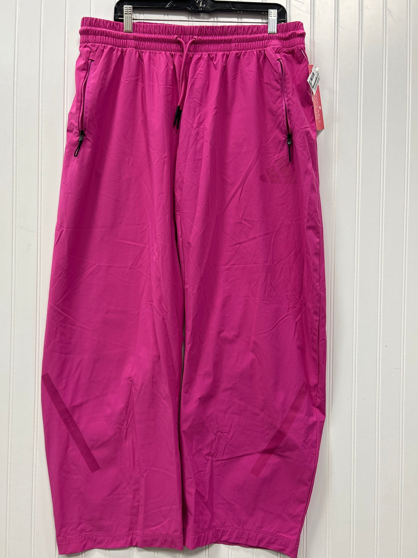 Athletic Pants By Adidas In Pink, Size:Xl