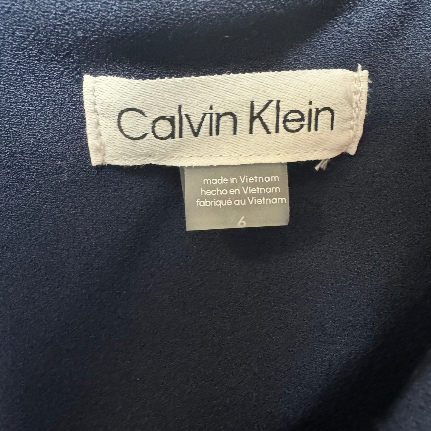 Jumpsuit By Calvin Klein In Navy, Size: 6