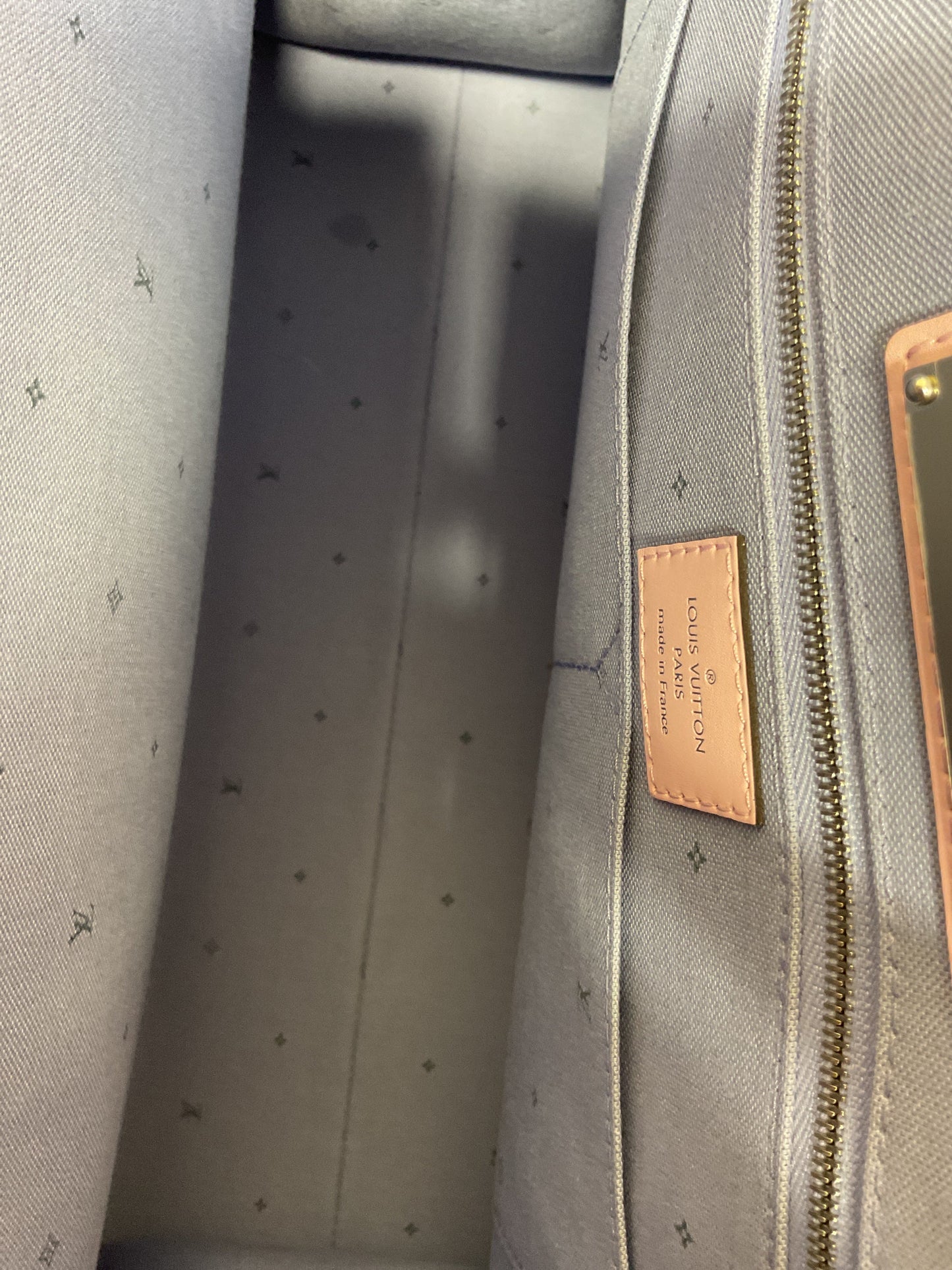 Handbag Luxury Designer By Louis Vuitton In Blue & Pink, Size:Large