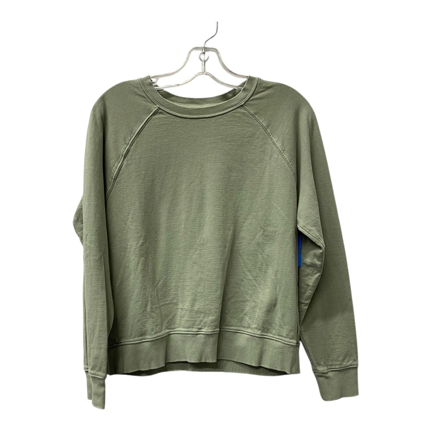 Athletic Top Ls Crewneck By Athleta In Green, Size:Xs