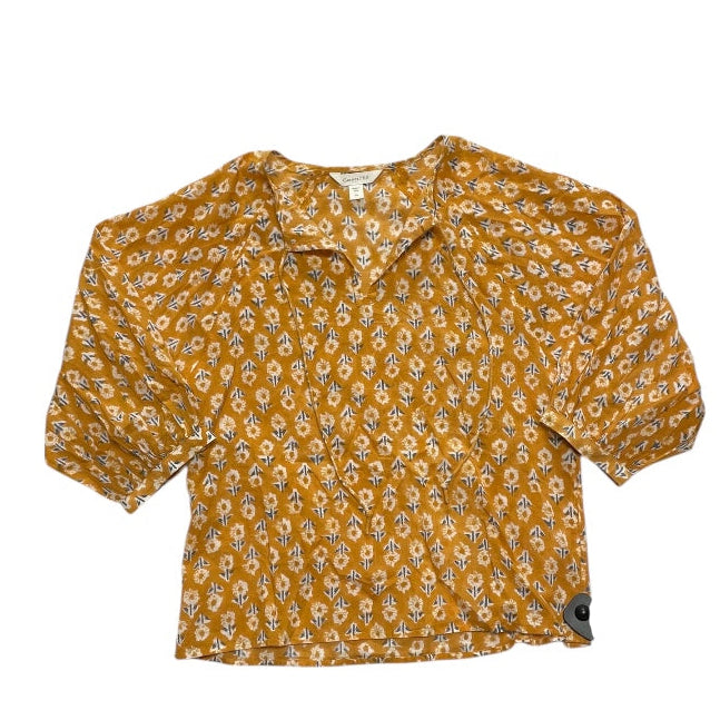 Top Ss By Garnet Hill In Orange, Size:Xs