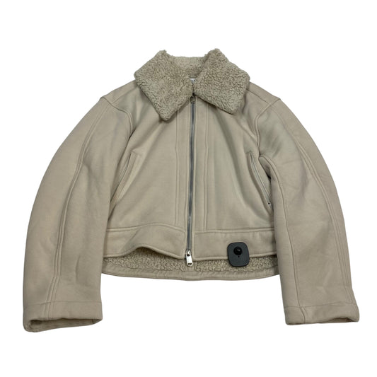 Athletic Jacket By Athleta In Tan, Size:Xs