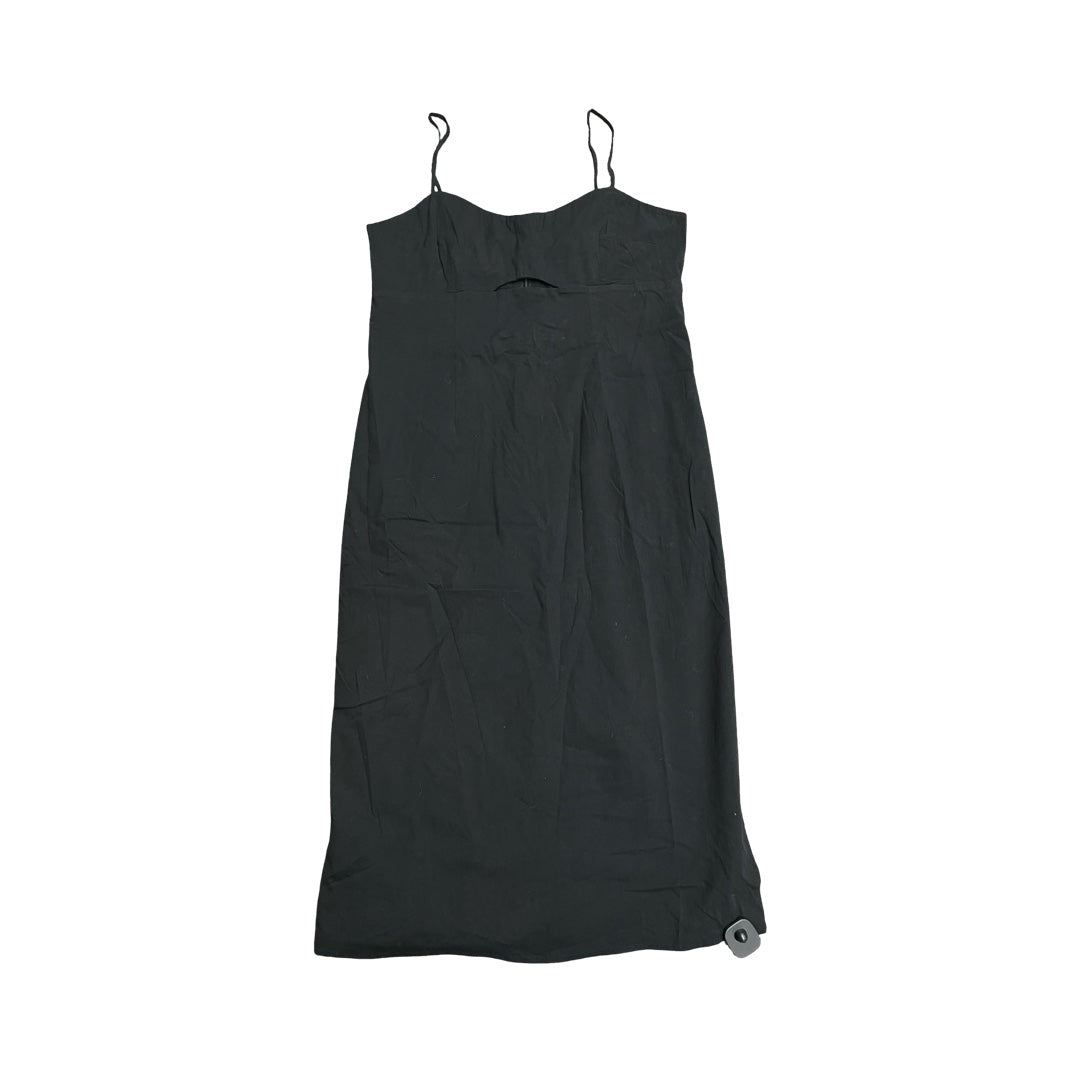 Dress Casual Midi By Abercrombie And Fitch In Black, Size:Xl