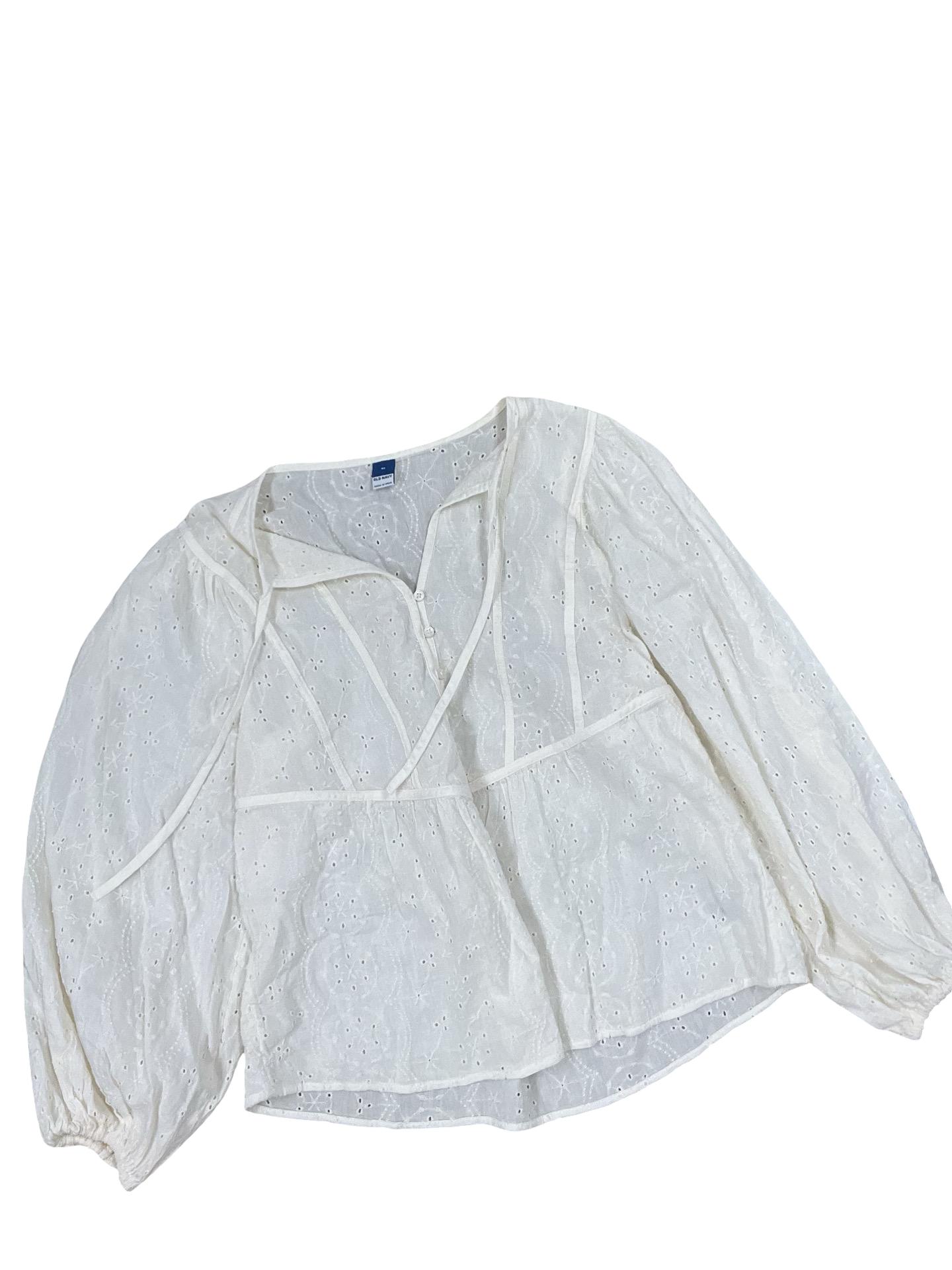 Top Ls By Old Navy In Cream, Size:Xs