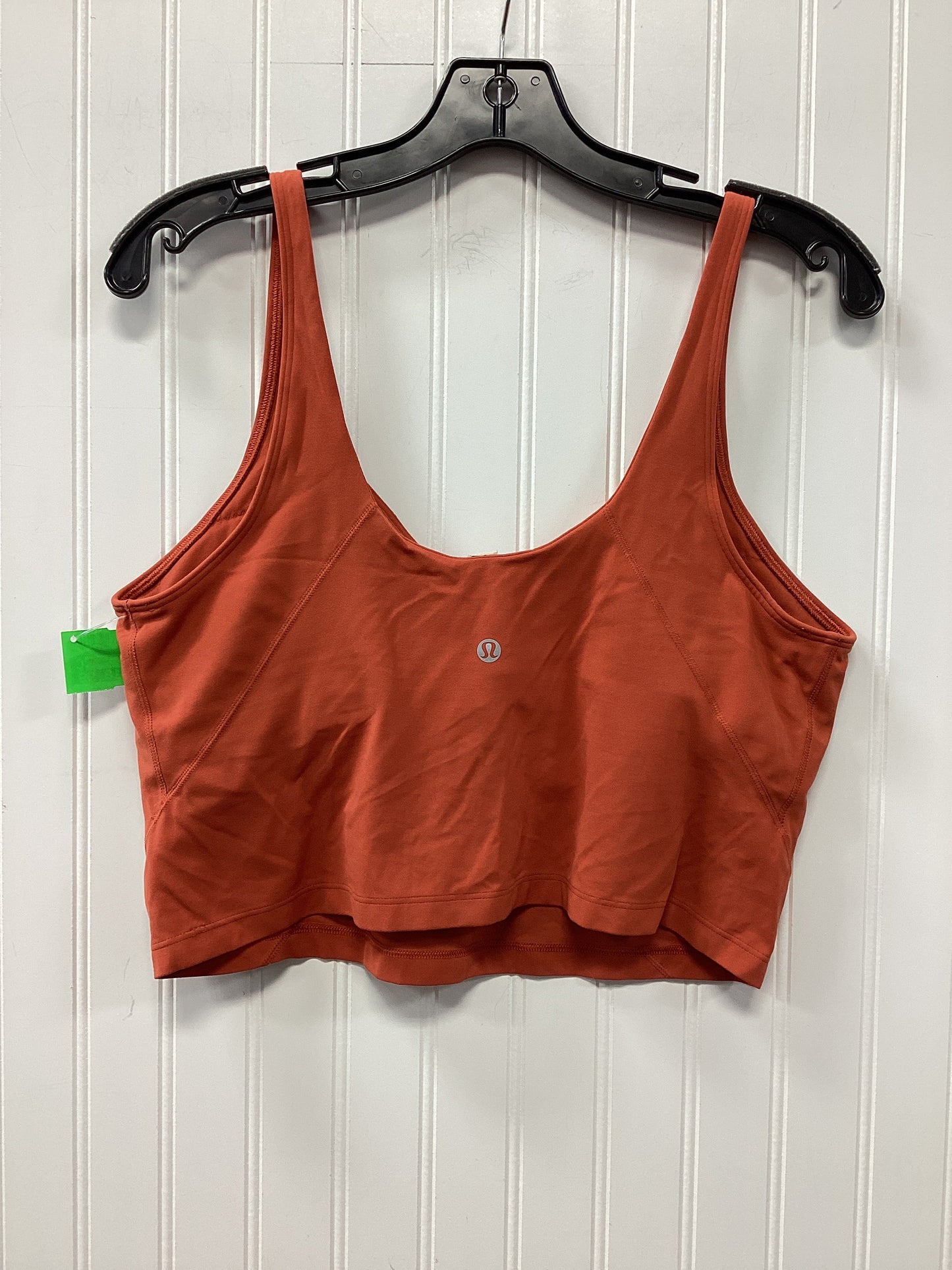 Athletic Bra By Lululemon In Orange, Size:14