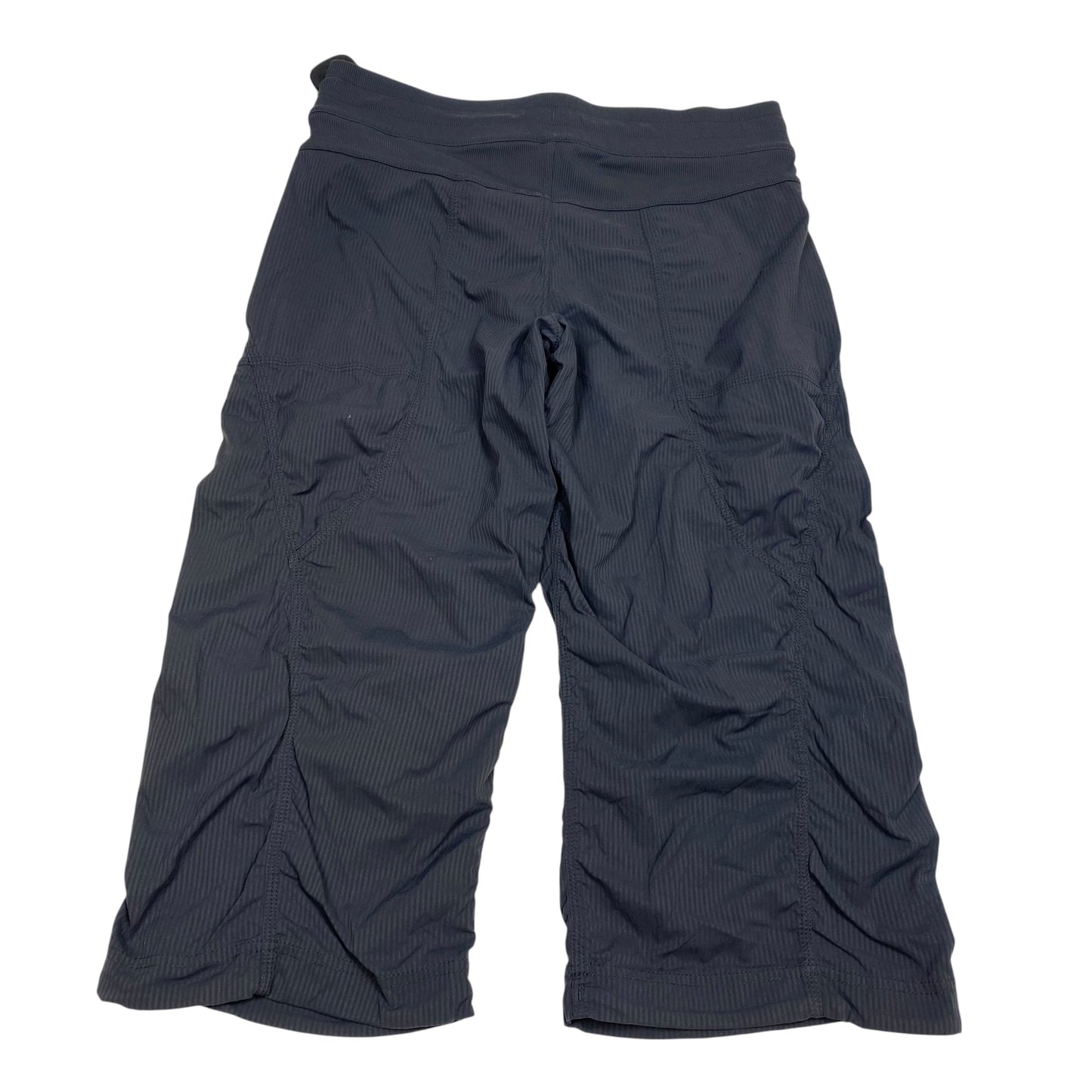 Athletic Leggings Capris Designer By Lululemon In Grey, Size:S