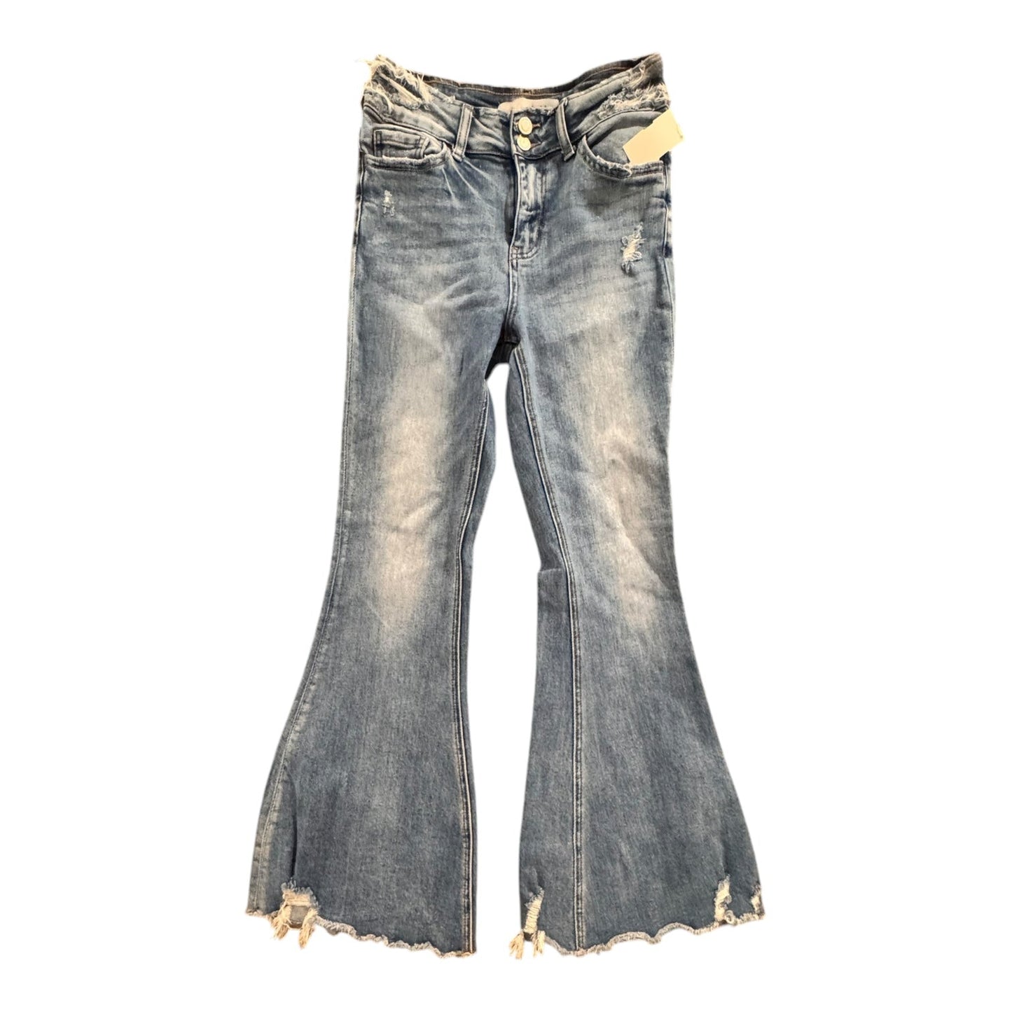 Jeans Flared By BRIDGE BY GLY In Blue Denim, Size:2