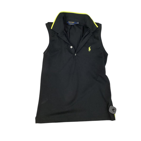 Athletic Tank Top By Polo Ralph Lauren In Black, Size:M