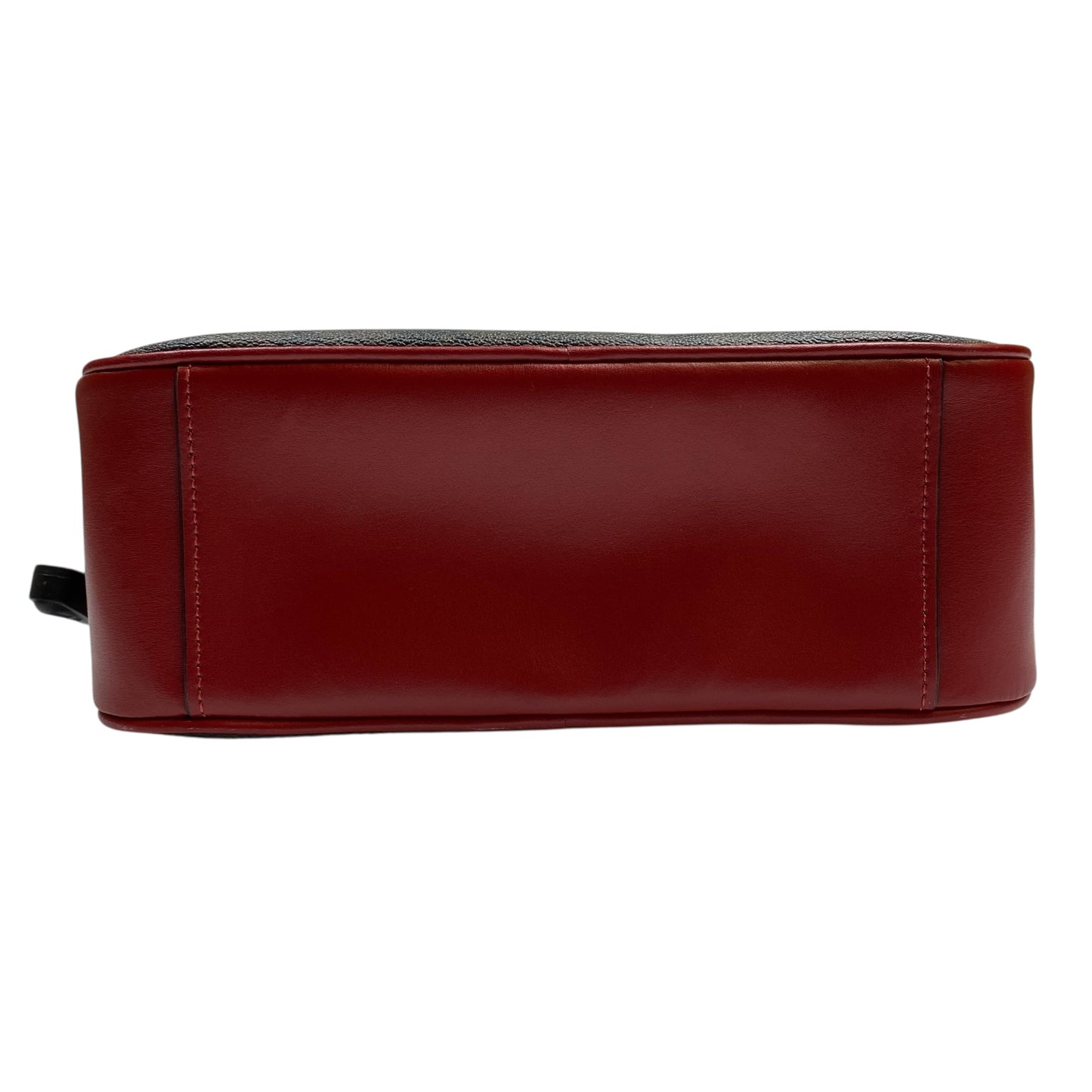 Crossbody Designer By Coach In Brown & Red, Size:Medium