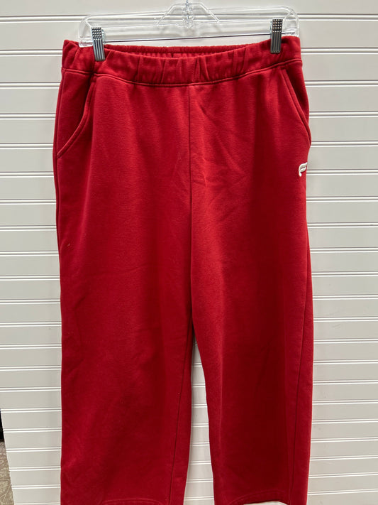 Athletic Pants By Fabletics In Red, Size:M