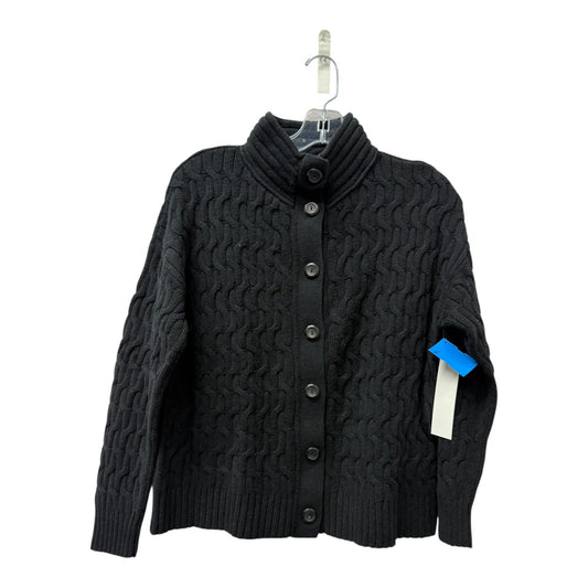 Sweater Cardigan By J. Jill In Black, Size:Sp