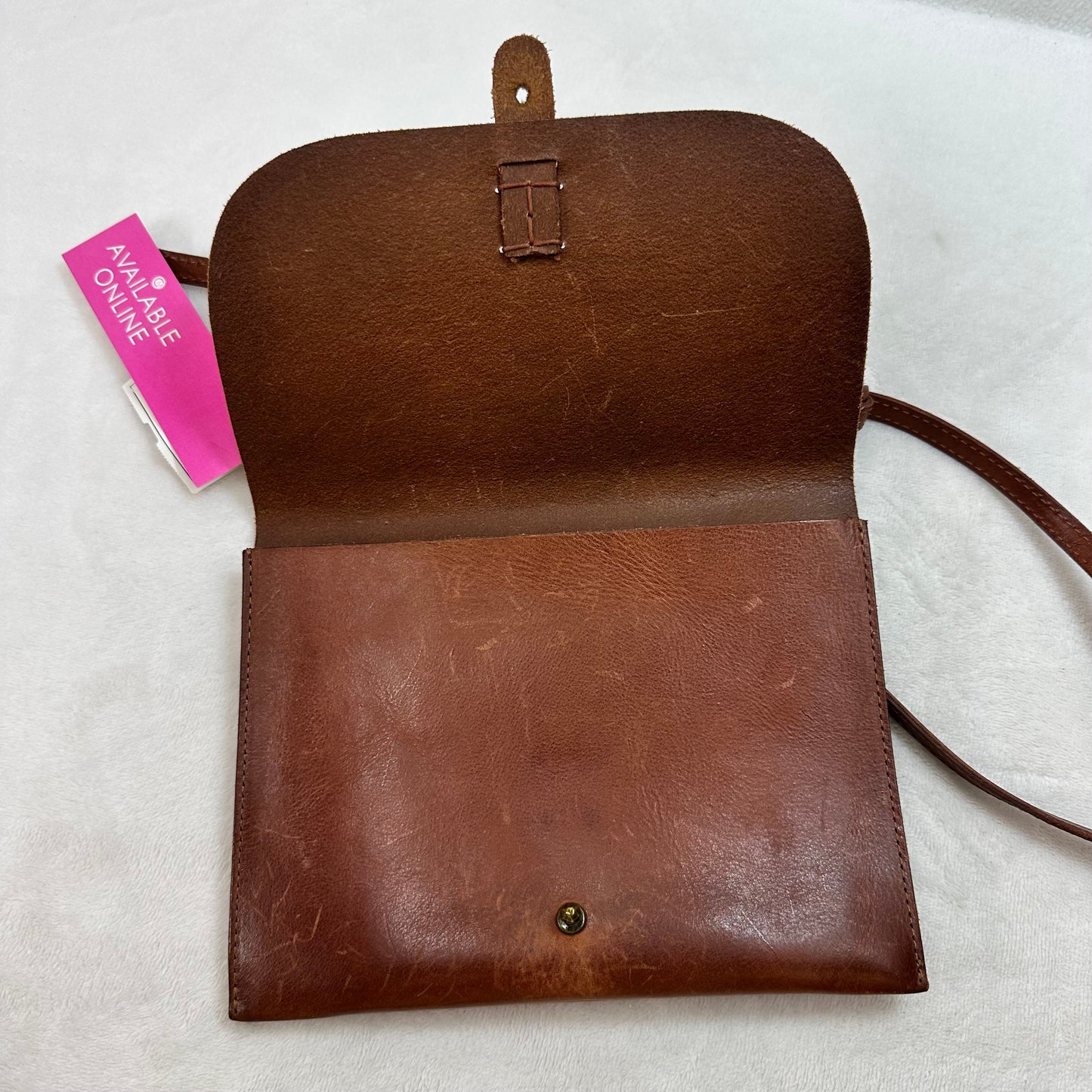 Leather Crossbody By Lucky Brand, Size: Small