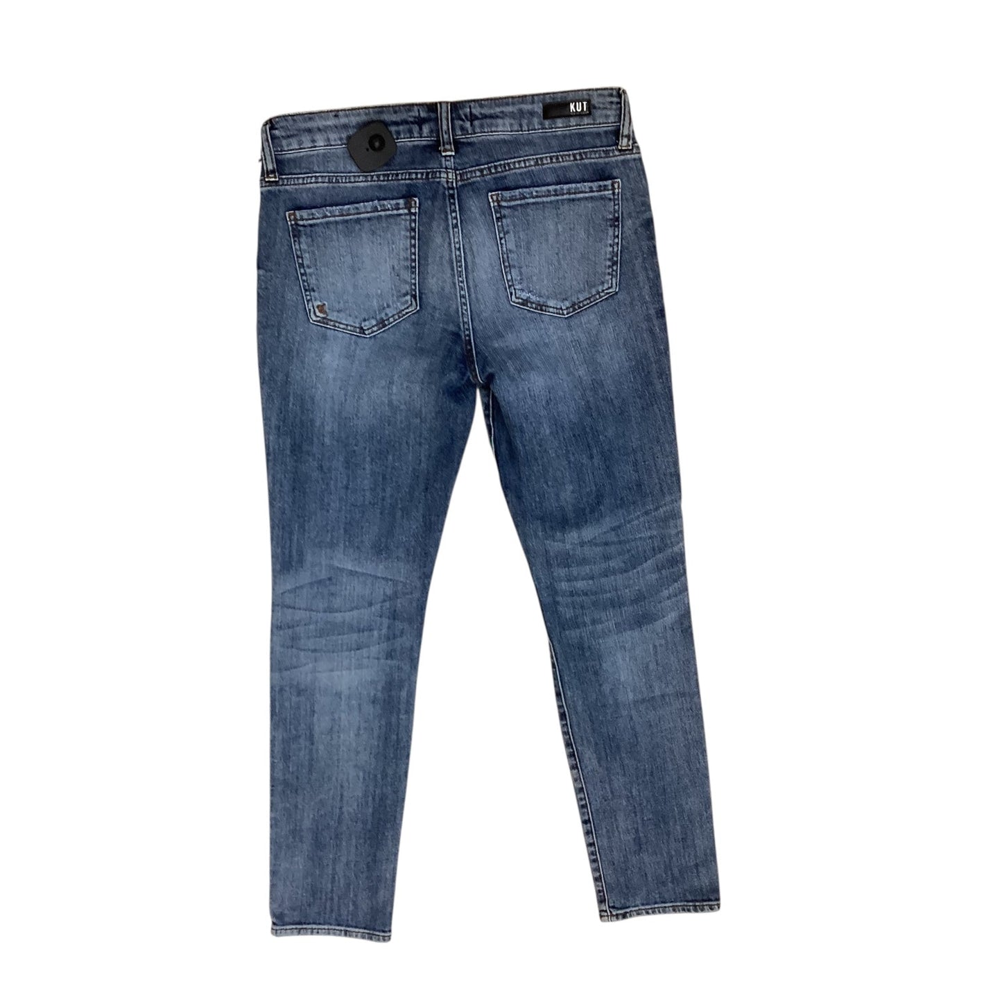 Jeans Boyfriend By Kut In Blue Denim, Size:6