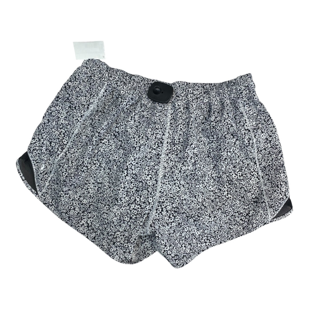 Athletic Shorts By Lululemon In Floral Print, Size:10
