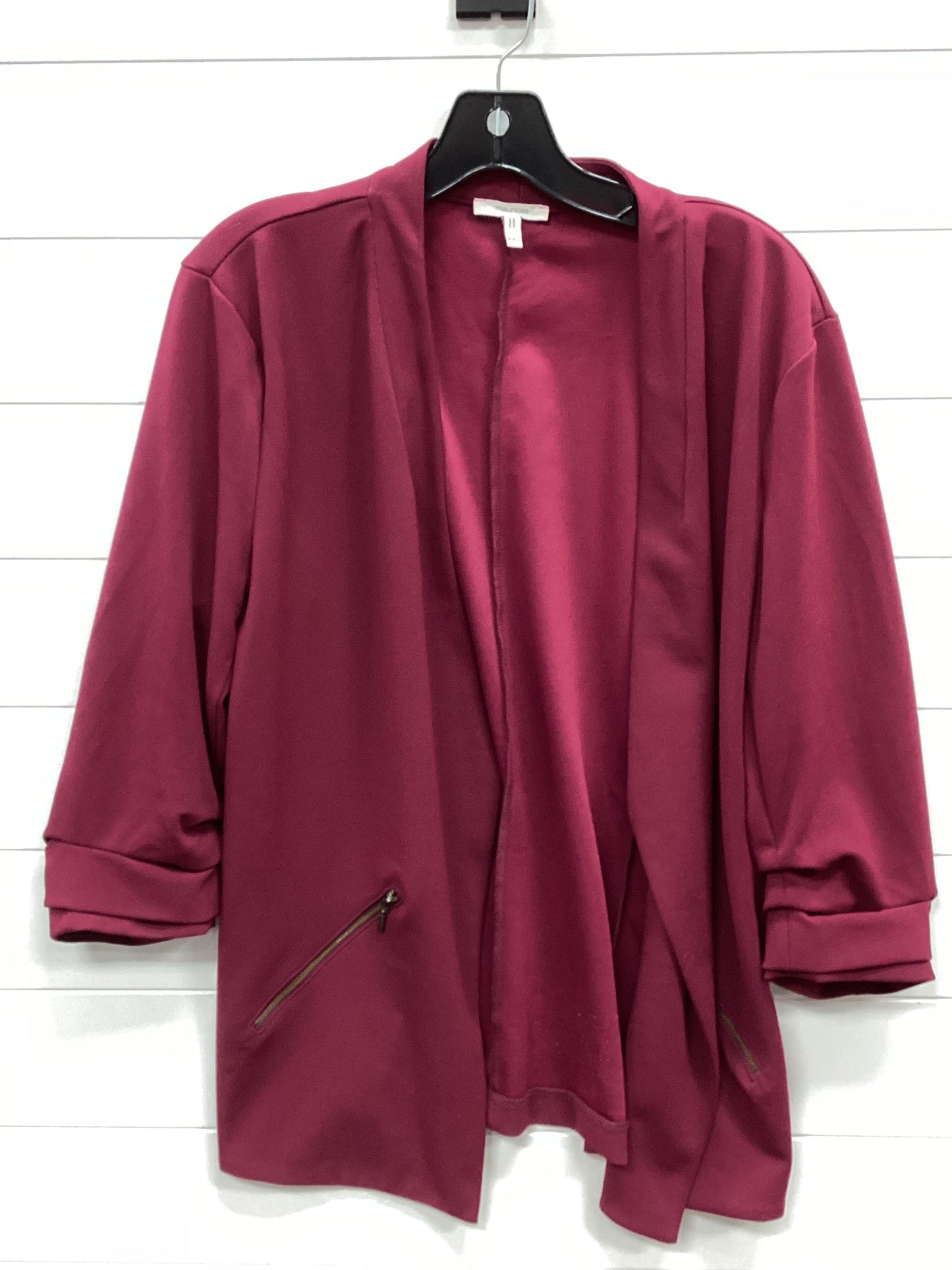 Blazer By Maurices In Red, Size:1X