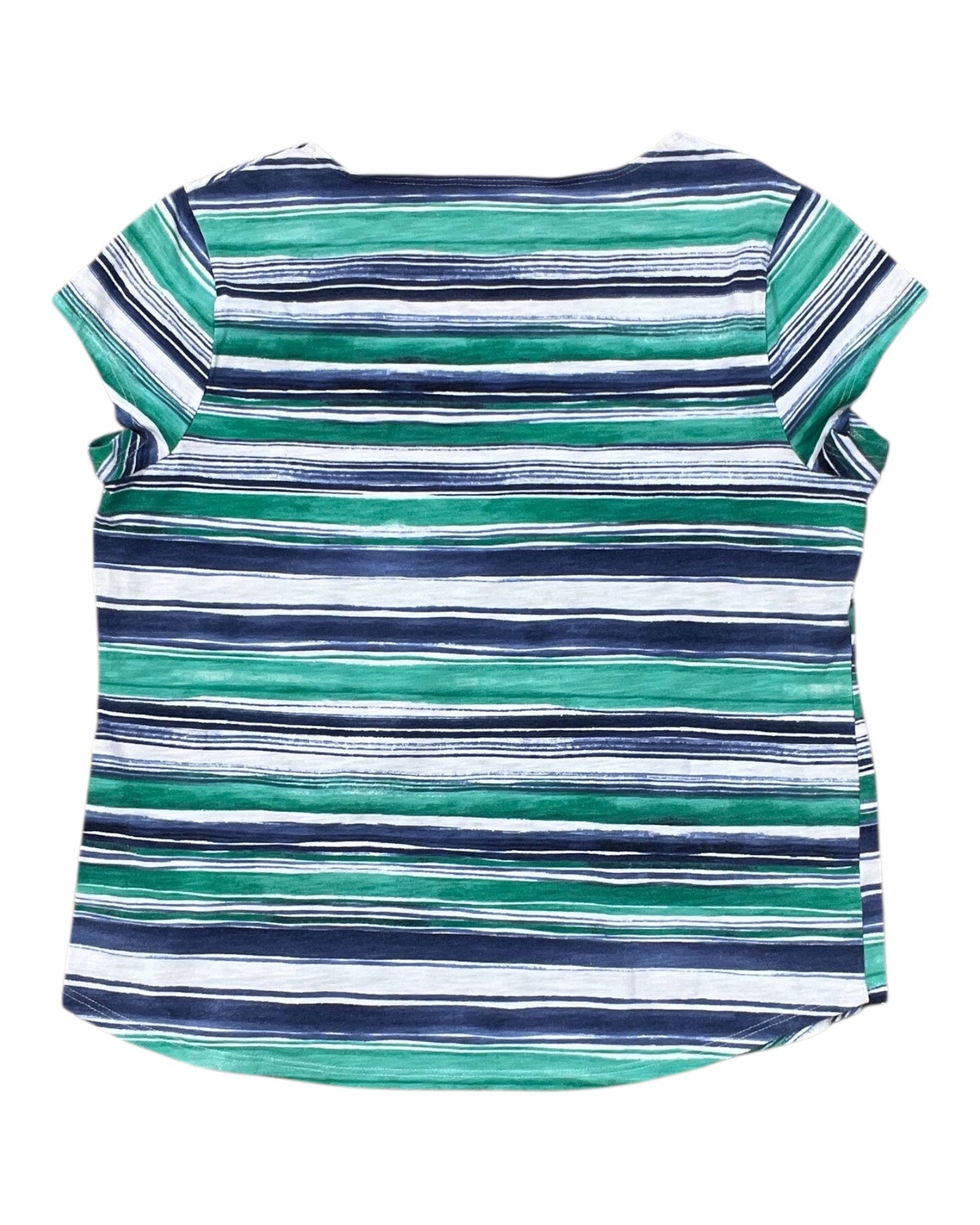 Top Ss By Zenergy By Chicos In Blue & Green, Size:L