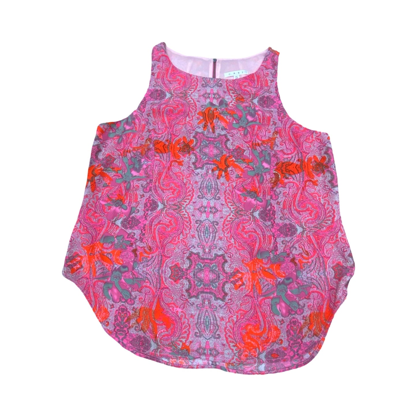 Top Sleeveless By Cabi In Multi, Size:Xl