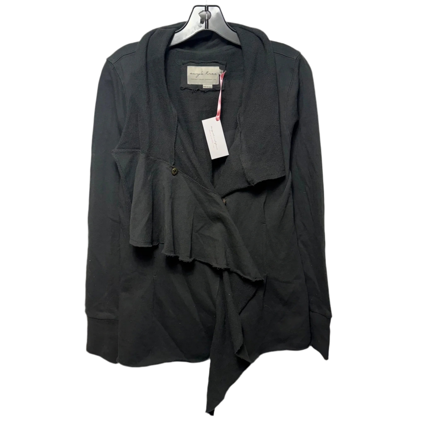 Sweater Cardigan By Evy’s Tree In Black, Size: Xl