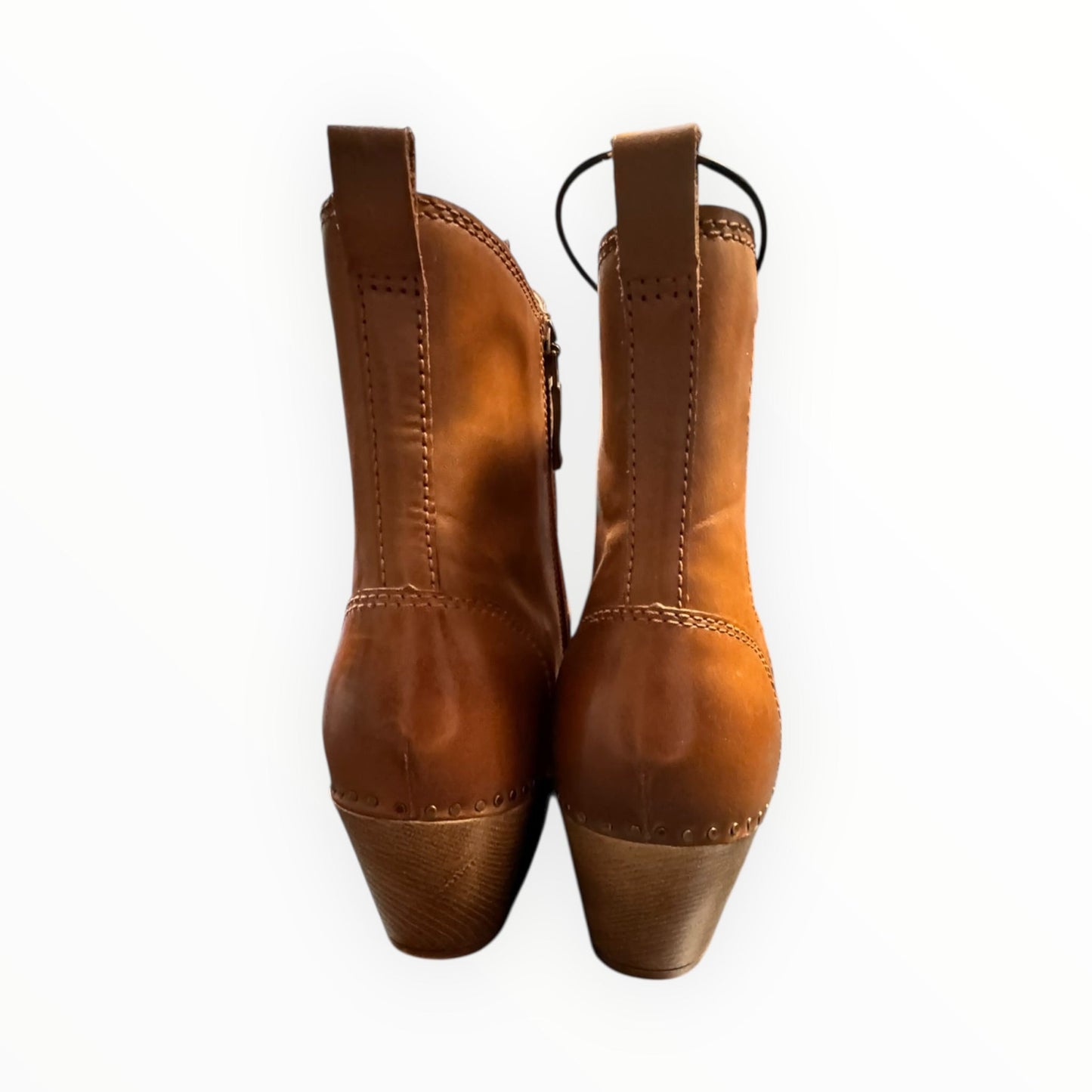 Boots Ankle Heels By Dansko In Brown, Size:9.5